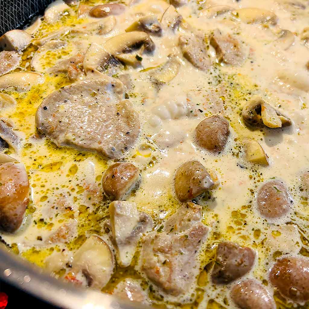 Champignon Filet Pfanne