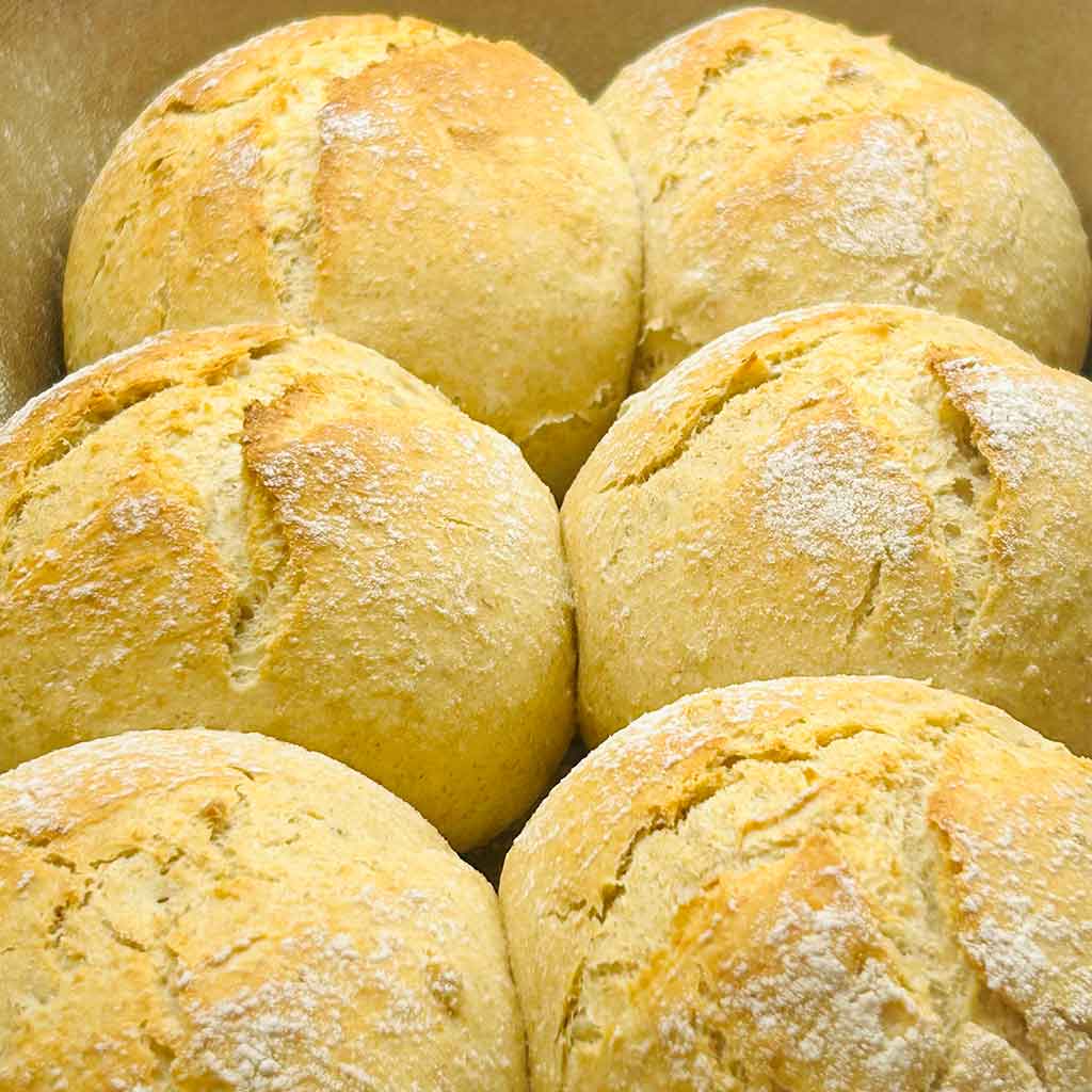 Dinkel Hafer Brötchen