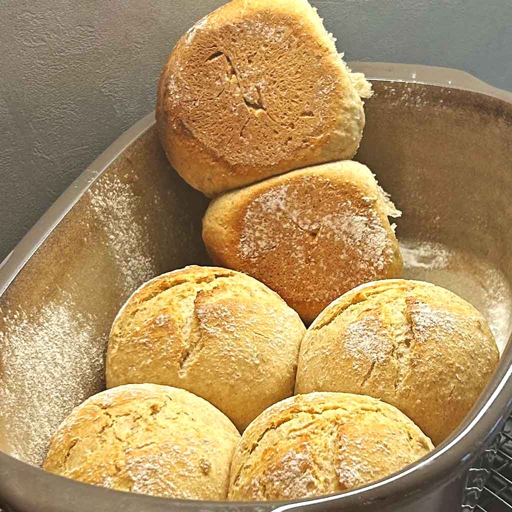 Dinkel Hafer Brötchen