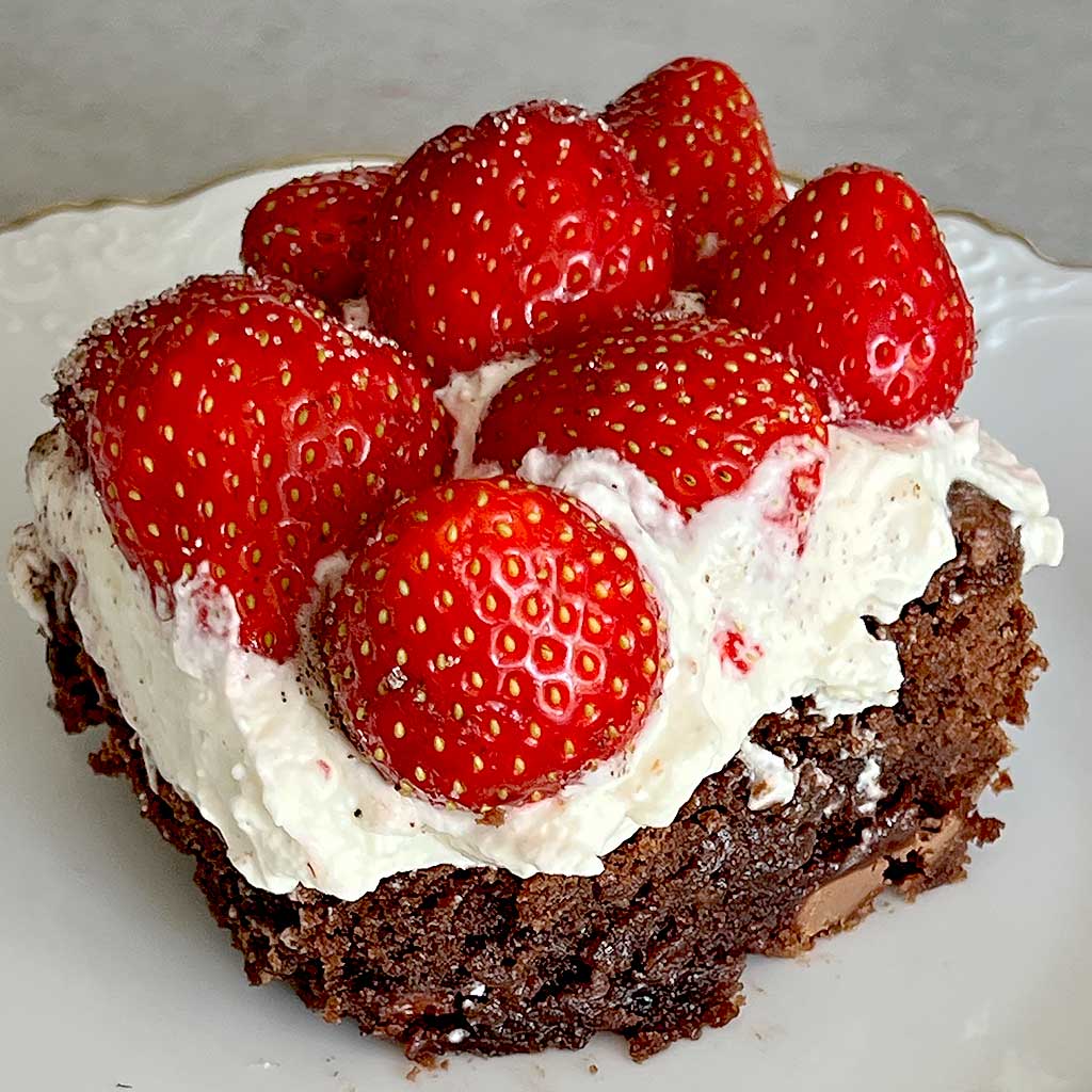 Erdbeer-Brownie 6