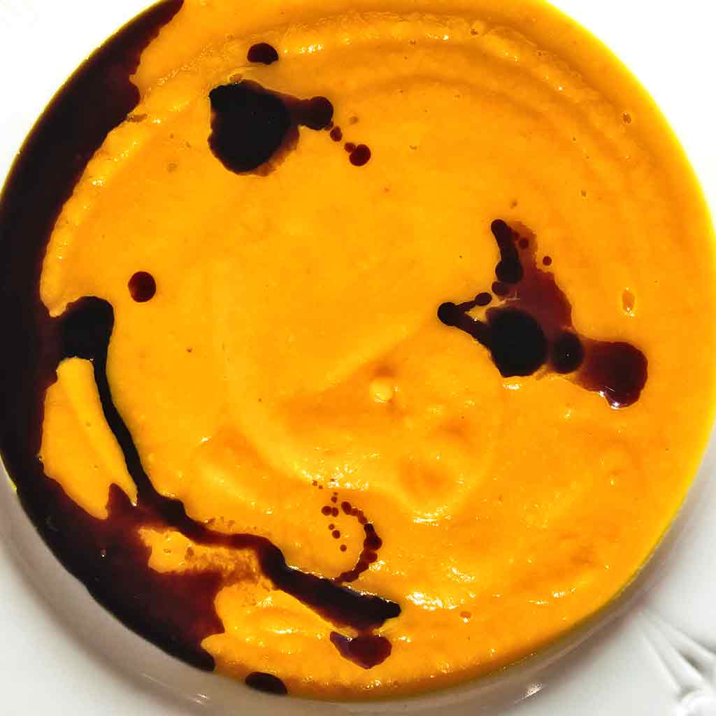 Geröstete Kürbissuppe
