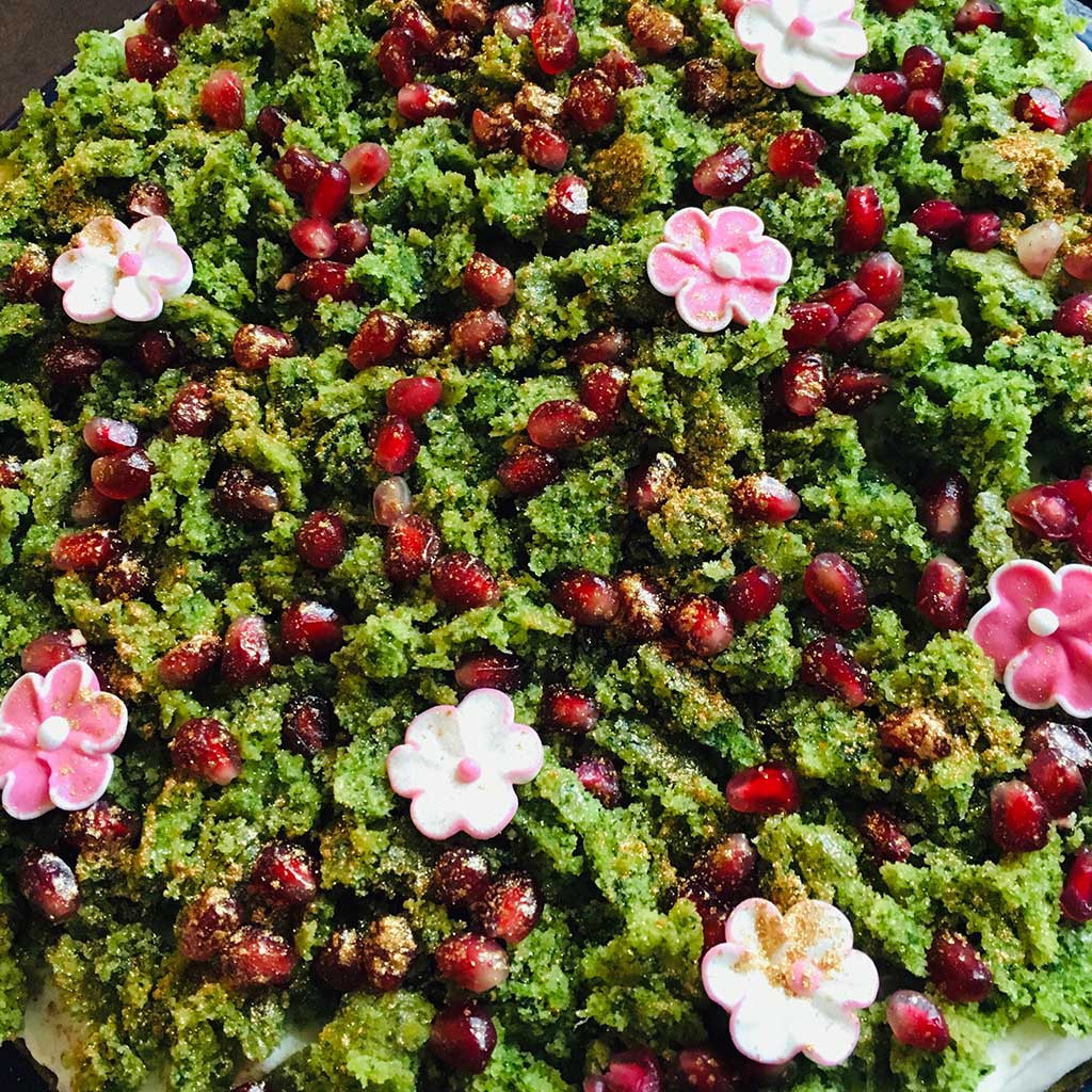 Grüne Wiese Torte