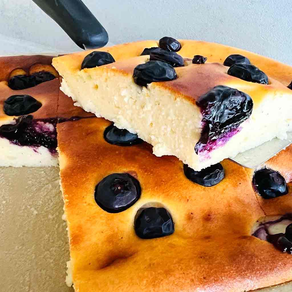 Käsekuchen aus dem Air Fryer