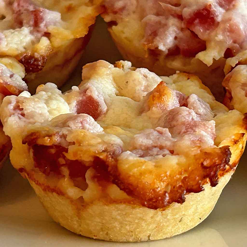 Mini-Flammkuchen-Muffin