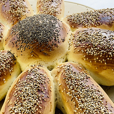 Sonnenstrahlen Brötchen